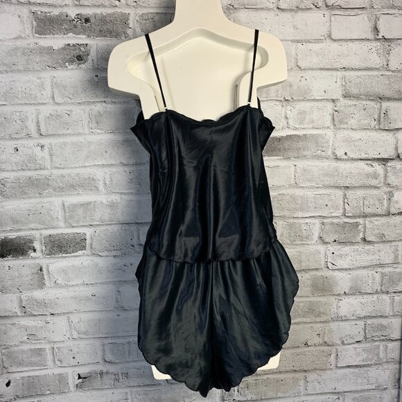 Vintage 90s Vanity Fair Silky Satin Cami Shorts Lingerie Sleepwear Loungewear - Picture 6 of 16